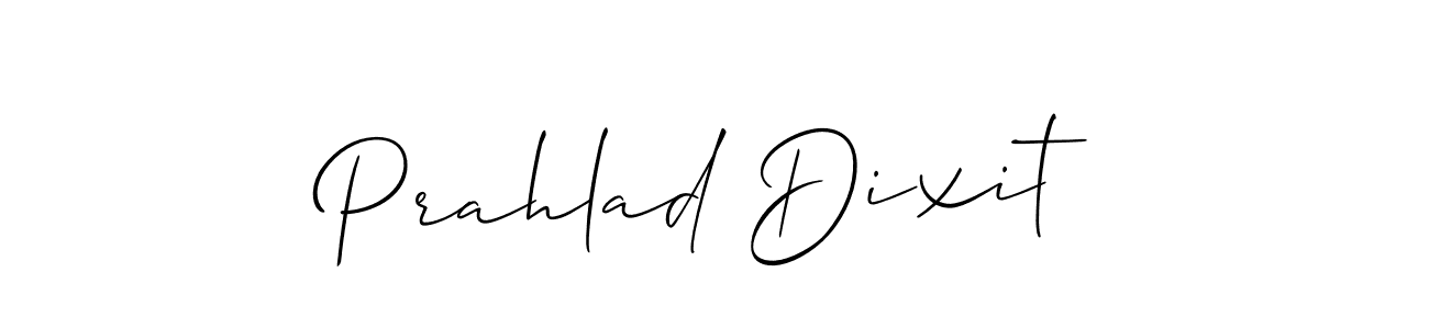 Allison_Script is a professional signature style that is perfect for those who want to add a touch of class to their signature. It is also a great choice for those who want to make their signature more unique. Get Prahlad Dixit name to fancy signature for free. Prahlad Dixit signature style 2 images and pictures png