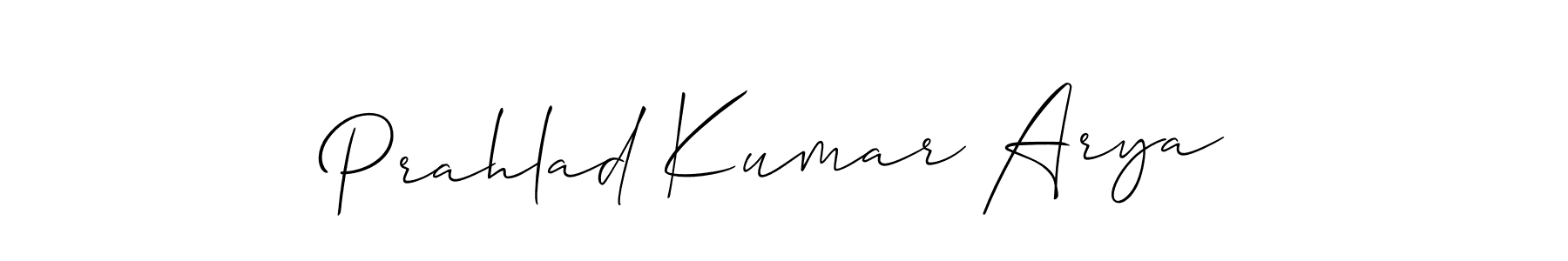 How to Draw Prahlad Kumar Arya signature style? Allison_Script is a latest design signature styles for name Prahlad Kumar Arya. Prahlad Kumar Arya signature style 2 images and pictures png