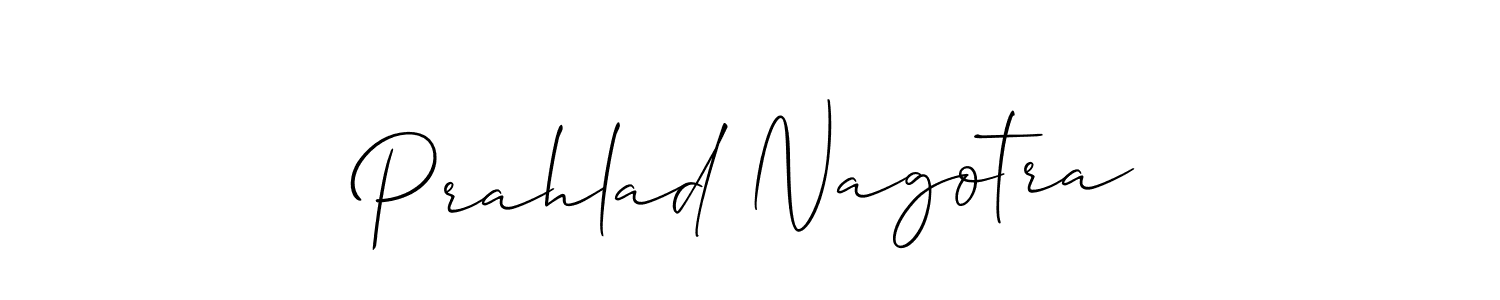 Best and Professional Signature Style for Prahlad Nagotra. Allison_Script Best Signature Style Collection. Prahlad Nagotra signature style 2 images and pictures png
