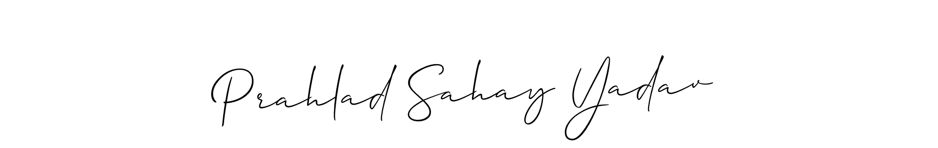 Once you've used our free online signature maker to create your best signature Allison_Script style, it's time to enjoy all of the benefits that Prahlad Sahay Yadav name signing documents. Prahlad Sahay Yadav signature style 2 images and pictures png