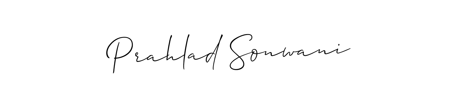 See photos of Prahlad Sonwani official signature by Spectra . Check more albums & portfolios. Read reviews & check more about Allison_Script font. Prahlad Sonwani signature style 2 images and pictures png