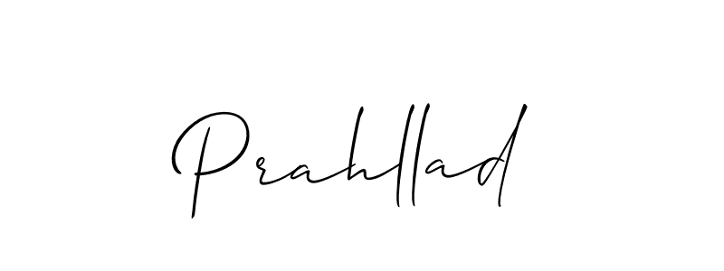Also You can easily find your signature by using the search form. We will create Prahllad name handwritten signature images for you free of cost using Allison_Script sign style. Prahllad signature style 2 images and pictures png