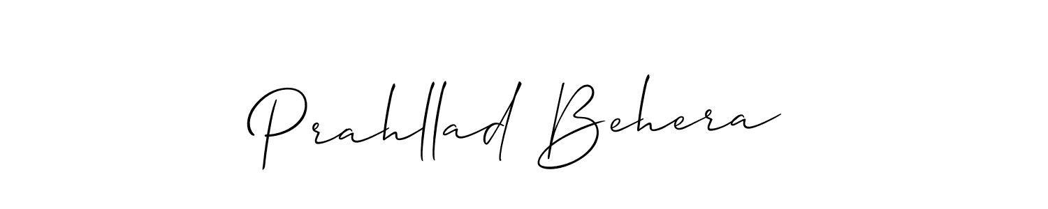 This is the best signature style for the Prahllad Behera name. Also you like these signature font (Allison_Script). Mix name signature. Prahllad Behera signature style 2 images and pictures png