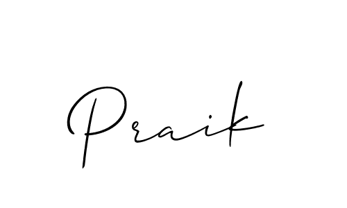 Also we have Praik name is the best signature style. Create professional handwritten signature collection using Allison_Script autograph style. Praik signature style 2 images and pictures png