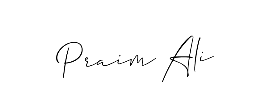 Also we have Praim Ali name is the best signature style. Create professional handwritten signature collection using Allison_Script autograph style. Praim Ali signature style 2 images and pictures png