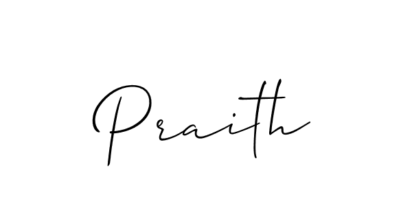 Also You can easily find your signature by using the search form. We will create Praith name handwritten signature images for you free of cost using Allison_Script sign style. Praith signature style 2 images and pictures png