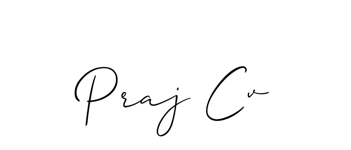 Best and Professional Signature Style for Praj Cv. Allison_Script Best Signature Style Collection. Praj Cv signature style 2 images and pictures png