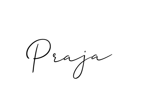 if you are searching for the best signature style for your name Praja. so please give up your signature search. here we have designed multiple signature styles  using Allison_Script. Praja signature style 2 images and pictures png