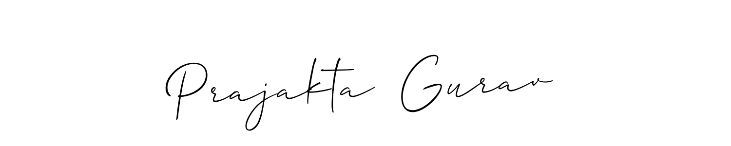 Check out images of Autograph of Prajakta  Gurav name. Actor Prajakta  Gurav Signature Style. Allison_Script is a professional sign style online. Prajakta  Gurav signature style 2 images and pictures png