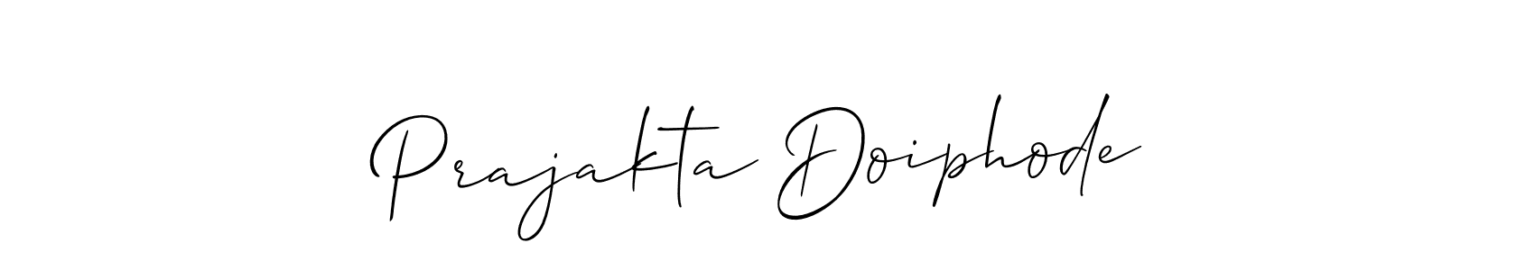 if you are searching for the best signature style for your name Prajakta Doiphode. so please give up your signature search. here we have designed multiple signature styles  using Allison_Script. Prajakta Doiphode signature style 2 images and pictures png