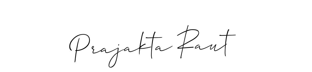 It looks lik you need a new signature style for name Prajakta Raut. Design unique handwritten (Allison_Script) signature with our free signature maker in just a few clicks. Prajakta Raut signature style 2 images and pictures png