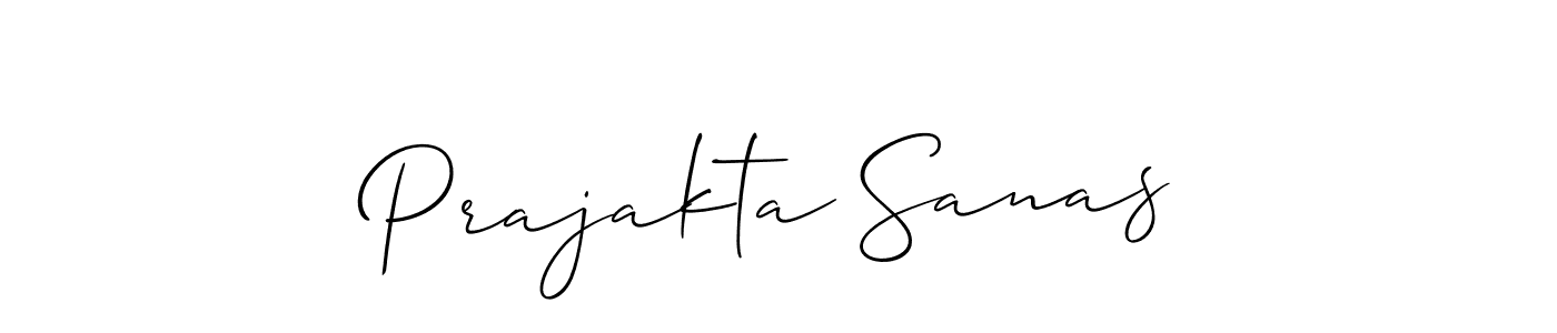 Use a signature maker to create a handwritten signature online. With this signature software, you can design (Allison_Script) your own signature for name Prajakta Sanas. Prajakta Sanas signature style 2 images and pictures png