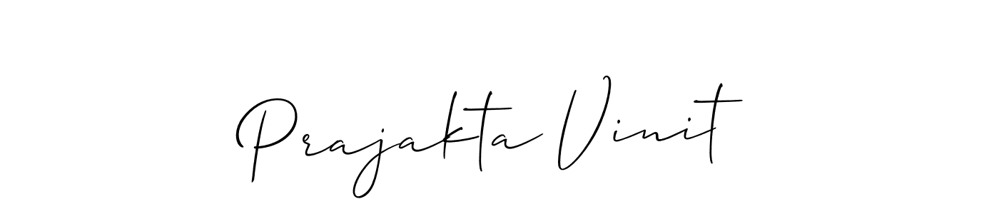 Use a signature maker to create a handwritten signature online. With this signature software, you can design (Allison_Script) your own signature for name Prajakta Vinit. Prajakta Vinit signature style 2 images and pictures png