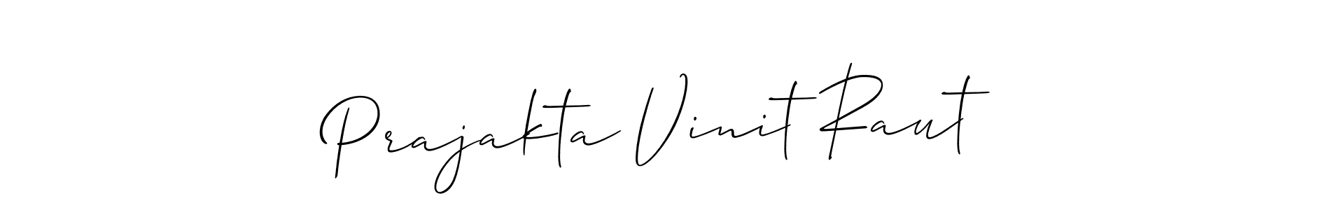 Use a signature maker to create a handwritten signature online. With this signature software, you can design (Allison_Script) your own signature for name Prajakta Vinit Raut. Prajakta Vinit Raut signature style 2 images and pictures png