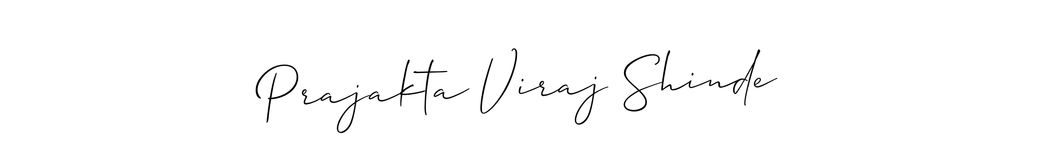 Make a beautiful signature design for name Prajakta Viraj Shinde. Use this online signature maker to create a handwritten signature for free. Prajakta Viraj Shinde signature style 2 images and pictures png