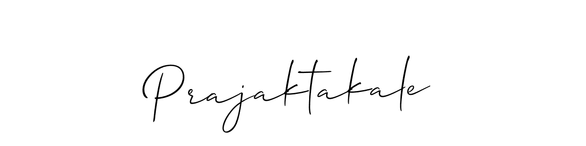 The best way (Allison_Script) to make a short signature is to pick only two or three words in your name. The name Prajaktakale include a total of six letters. For converting this name. Prajaktakale signature style 2 images and pictures png