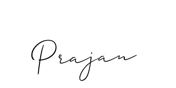 Best and Professional Signature Style for Prajan. Allison_Script Best Signature Style Collection. Prajan signature style 2 images and pictures png