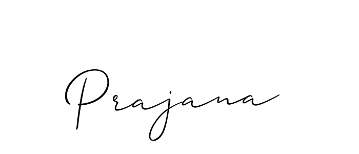 Make a beautiful signature design for name Prajana. Use this online signature maker to create a handwritten signature for free. Prajana signature style 2 images and pictures png