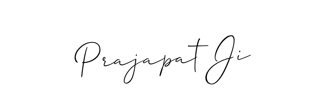 if you are searching for the best signature style for your name Prajapat Ji. so please give up your signature search. here we have designed multiple signature styles  using Allison_Script. Prajapat Ji signature style 2 images and pictures png