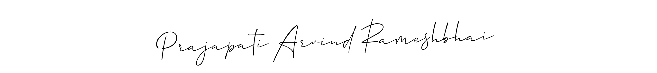 if you are searching for the best signature style for your name Prajapati Arvind Rameshbhai. so please give up your signature search. here we have designed multiple signature styles  using Allison_Script. Prajapati Arvind Rameshbhai signature style 2 images and pictures png