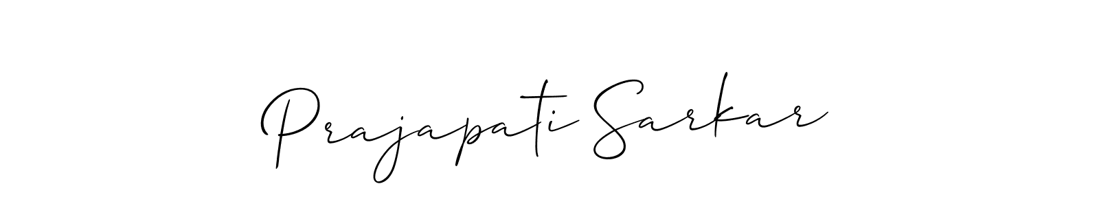 This is the best signature style for the Prajapati Sarkar name. Also you like these signature font (Allison_Script). Mix name signature. Prajapati Sarkar signature style 2 images and pictures png