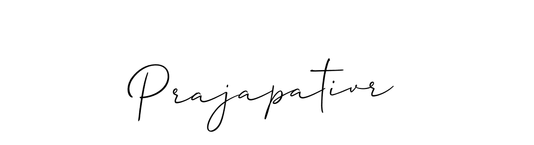 Create a beautiful signature design for name Prajapativr. With this signature (Allison_Script) fonts, you can make a handwritten signature for free. Prajapativr signature style 2 images and pictures png