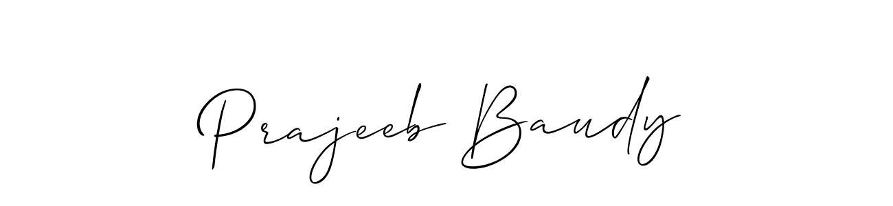 See photos of Prajeeb Baudy official signature by Spectra . Check more albums & portfolios. Read reviews & check more about Allison_Script font. Prajeeb Baudy signature style 2 images and pictures png