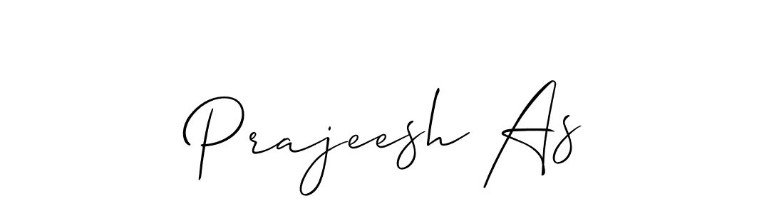 You can use this online signature creator to create a handwritten signature for the name Prajeesh As. This is the best online autograph maker. Prajeesh As signature style 2 images and pictures png