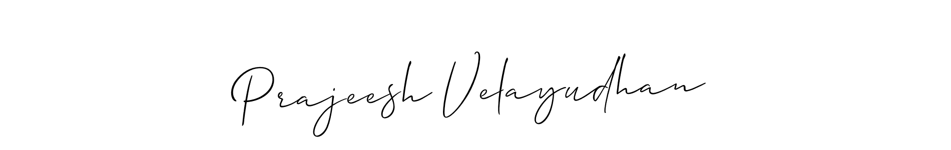 Similarly Allison_Script is the best handwritten signature design. Signature creator online .You can use it as an online autograph creator for name Prajeesh Velayudhan. Prajeesh Velayudhan signature style 2 images and pictures png