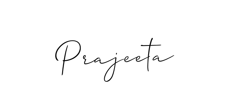 How to make Prajeeta signature? Allison_Script is a professional autograph style. Create handwritten signature for Prajeeta name. Prajeeta signature style 2 images and pictures png