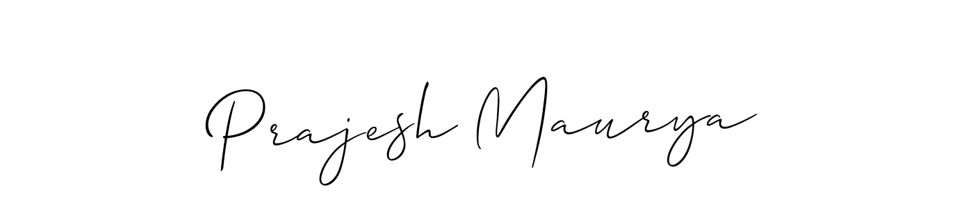 Also You can easily find your signature by using the search form. We will create Prajesh Maurya name handwritten signature images for you free of cost using Allison_Script sign style. Prajesh Maurya signature style 2 images and pictures png