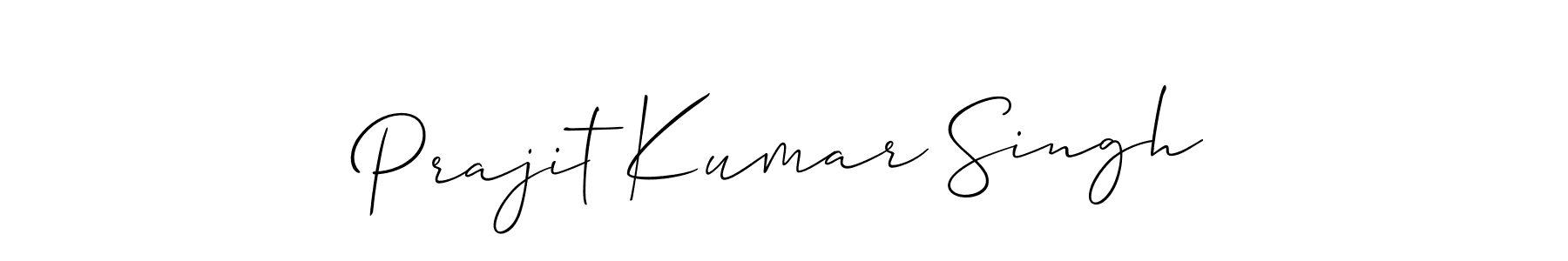 Create a beautiful signature design for name Prajit Kumar Singh. With this signature (Allison_Script) fonts, you can make a handwritten signature for free. Prajit Kumar Singh signature style 2 images and pictures png