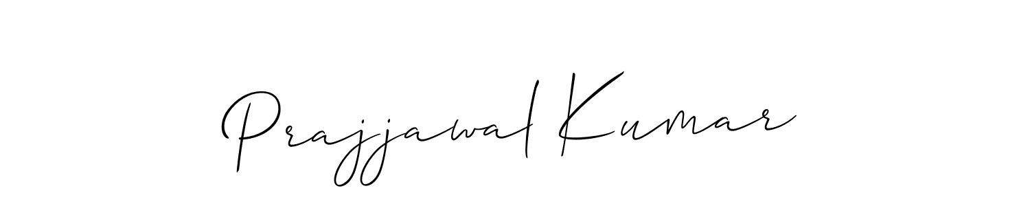 Design your own signature with our free online signature maker. With this signature software, you can create a handwritten (Allison_Script) signature for name Prajjawal Kumar. Prajjawal Kumar signature style 2 images and pictures png