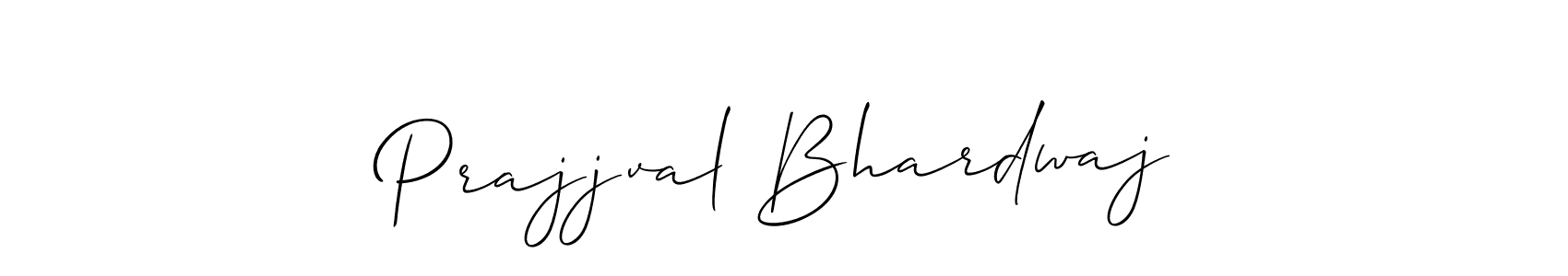 Also we have Prajjval Bhardwaj name is the best signature style. Create professional handwritten signature collection using Allison_Script autograph style. Prajjval Bhardwaj signature style 2 images and pictures png