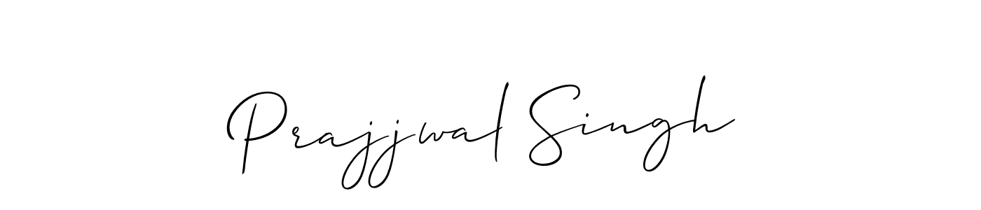 Also we have Prajjwal Singh name is the best signature style. Create professional handwritten signature collection using Allison_Script autograph style. Prajjwal Singh signature style 2 images and pictures png