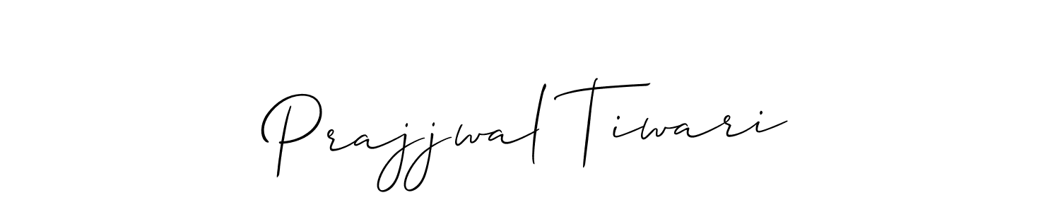 Design your own signature with our free online signature maker. With this signature software, you can create a handwritten (Allison_Script) signature for name Prajjwal Tiwari. Prajjwal Tiwari signature style 2 images and pictures png