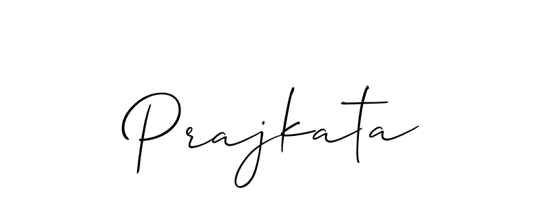 Create a beautiful signature design for name Prajkata. With this signature (Allison_Script) fonts, you can make a handwritten signature for free. Prajkata signature style 2 images and pictures png