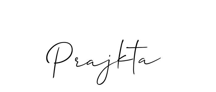 Prajkta stylish signature style. Best Handwritten Sign (Allison_Script) for my name. Handwritten Signature Collection Ideas for my name Prajkta. Prajkta signature style 2 images and pictures png