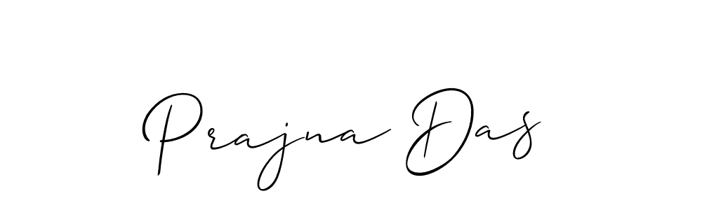 The best way (Allison_Script) to make a short signature is to pick only two or three words in your name. The name Prajna Das include a total of six letters. For converting this name. Prajna Das signature style 2 images and pictures png