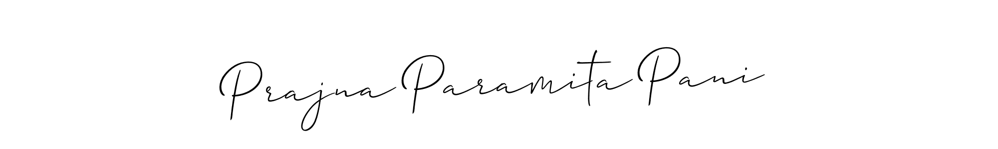 How to Draw Prajna Paramita Pani signature style? Allison_Script is a latest design signature styles for name Prajna Paramita Pani. Prajna Paramita Pani signature style 2 images and pictures png