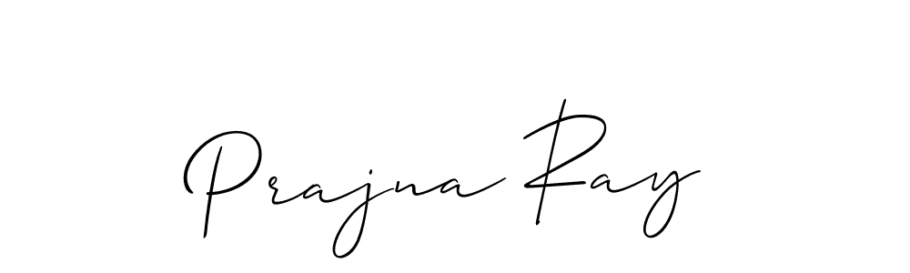 Make a beautiful signature design for name Prajna Ray. With this signature (Allison_Script) style, you can create a handwritten signature for free. Prajna Ray signature style 2 images and pictures png