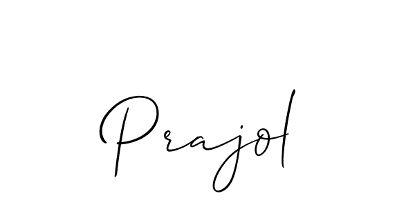 It looks lik you need a new signature style for name Prajol. Design unique handwritten (Allison_Script) signature with our free signature maker in just a few clicks. Prajol signature style 2 images and pictures png