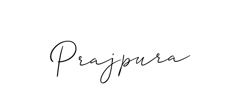 How to make Prajpura signature? Allison_Script is a professional autograph style. Create handwritten signature for Prajpura name. Prajpura signature style 2 images and pictures png