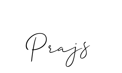 It looks lik you need a new signature style for name Prajs. Design unique handwritten (Allison_Script) signature with our free signature maker in just a few clicks. Prajs signature style 2 images and pictures png