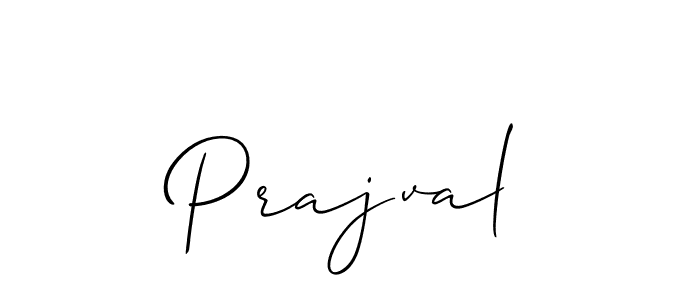 How to make Prajval name signature. Use Allison_Script style for creating short signs online. This is the latest handwritten sign. Prajval signature style 2 images and pictures png