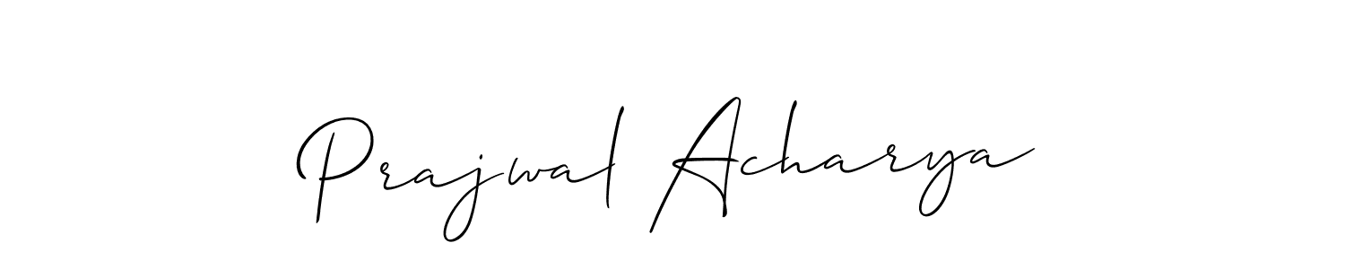 It looks lik you need a new signature style for name Prajwal Acharya. Design unique handwritten (Allison_Script) signature with our free signature maker in just a few clicks. Prajwal Acharya signature style 2 images and pictures png