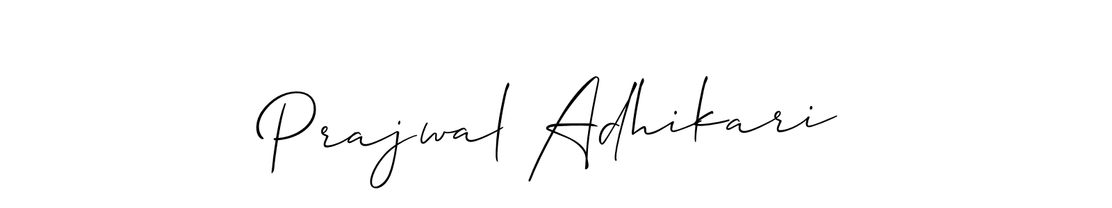Also You can easily find your signature by using the search form. We will create Prajwal Adhikari name handwritten signature images for you free of cost using Allison_Script sign style. Prajwal Adhikari signature style 2 images and pictures png