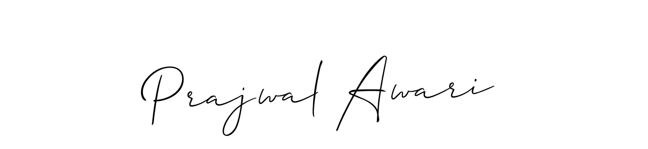 if you are searching for the best signature style for your name Prajwal Awari. so please give up your signature search. here we have designed multiple signature styles  using Allison_Script. Prajwal Awari signature style 2 images and pictures png