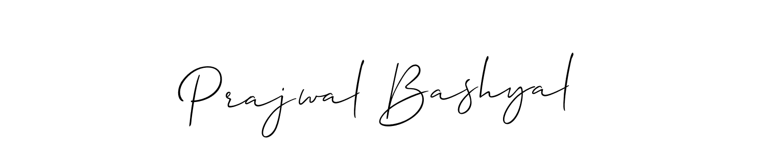 Also we have Prajwal Bashyal name is the best signature style. Create professional handwritten signature collection using Allison_Script autograph style. Prajwal Bashyal signature style 2 images and pictures png