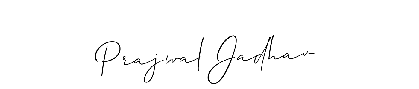 Make a beautiful signature design for name Prajwal Jadhav. Use this online signature maker to create a handwritten signature for free. Prajwal Jadhav signature style 2 images and pictures png